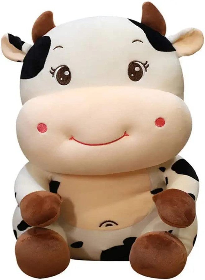 Babique Cow Smiley Plush Soft Toy Cute Kids Animal Home Decor Boys/Girls (25 cm) - Image 1